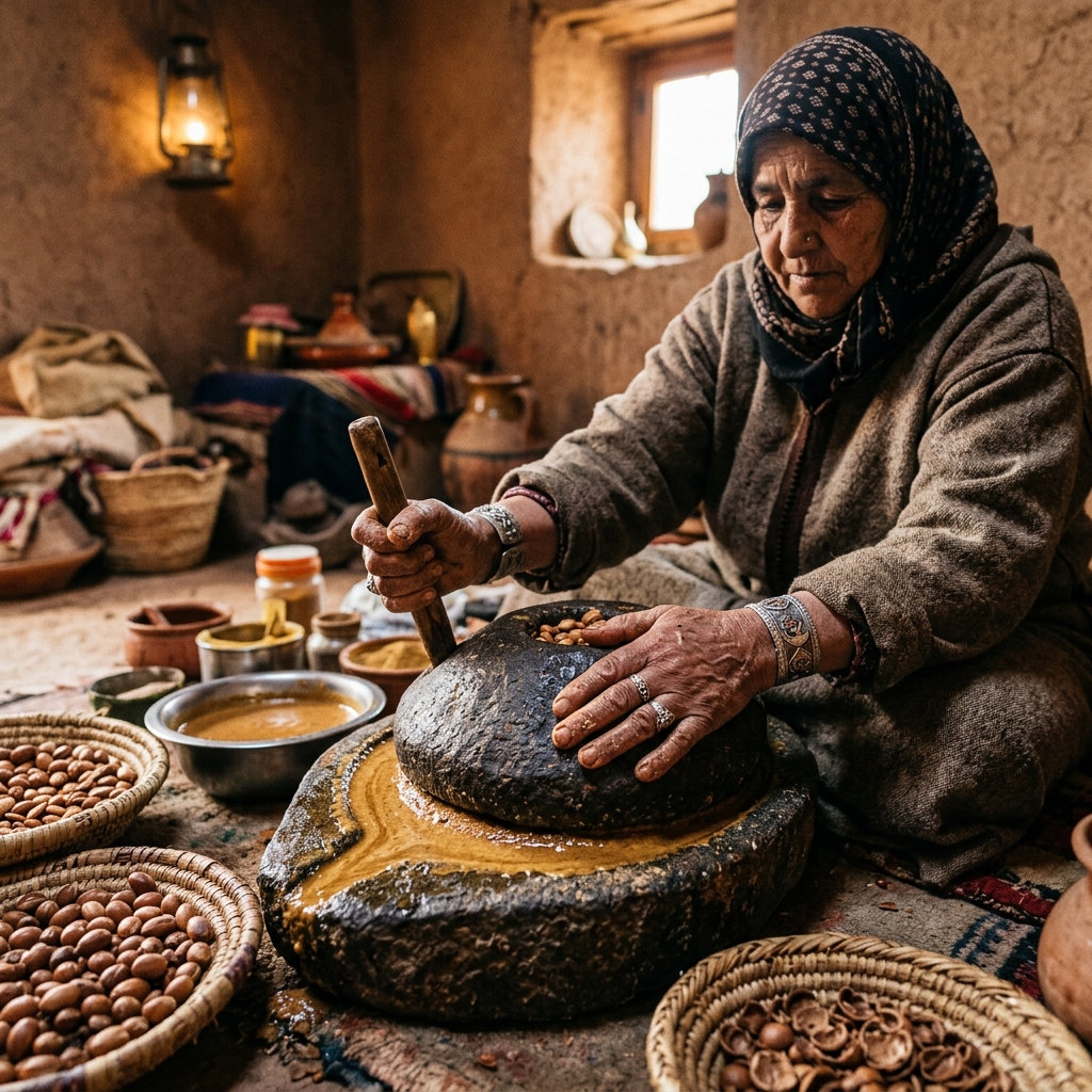 Traditional Amlou Extraction
